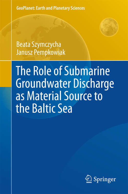 Book cover of The Role of Submarine Groundwater Discharge as Material Source to the Baltic Sea