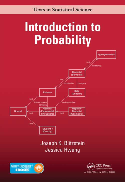 Book cover of Introduction to Probability (Chapman And Hall/crc Texts In Statistical Science Ser. #112)