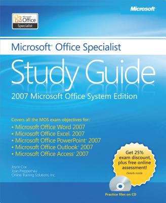 Book cover of The Microsoft® Office Specialist Study Guide