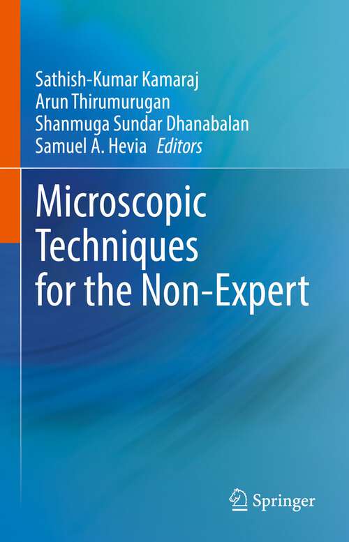 Book cover of Microscopic Techniques for the Non-Expert (1st ed. 2022)