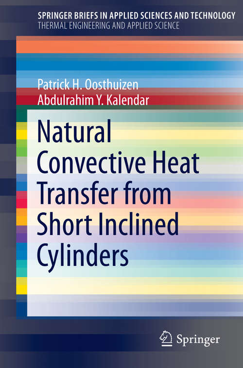 Book cover of Natural Convective Heat Transfer from Short Inclined Cylinders