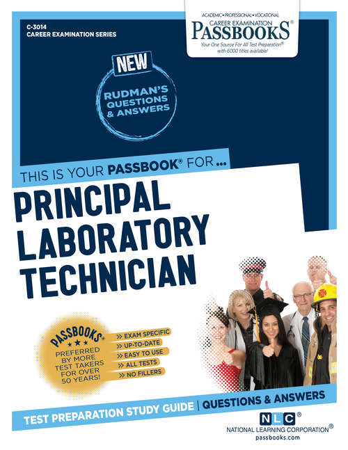 Book cover of Principal Laboratory Technician: Passbooks Study Guide (Career Examination Series)