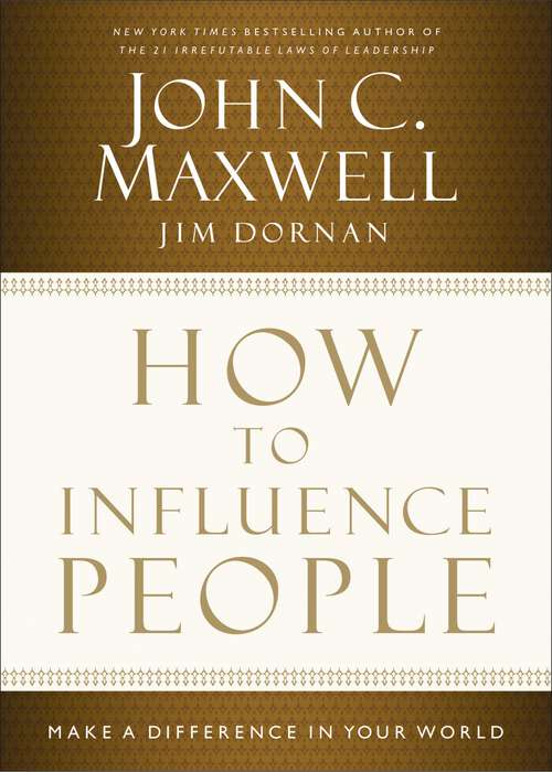 Book cover of How to Influence People: Make a Difference in Your World