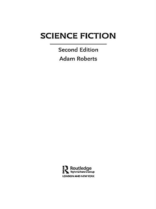 Book cover of Science Fiction (2) (The New Critical Idiom: Vol. 39672)