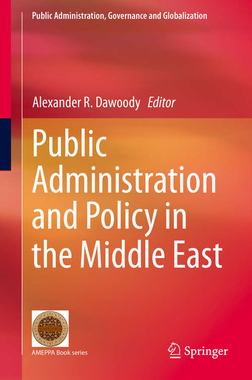 Book cover of Public Administration and Policy in the Middle East