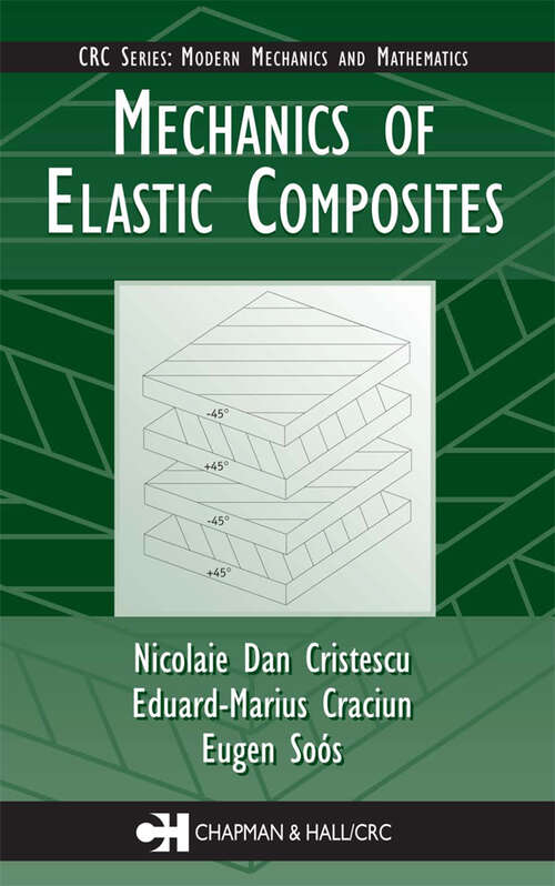 Book cover of Mechanics of Elastic Composites