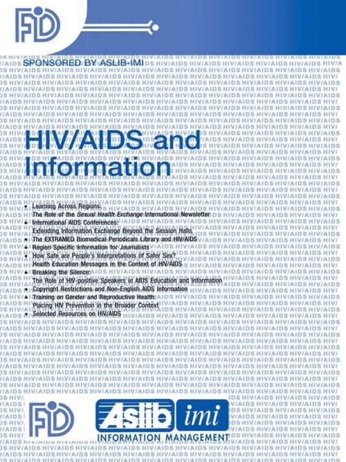 Book cover of HIV/AIDS and Information