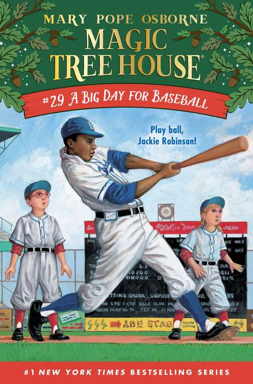 Book cover of A Big Day for Baseball (Magic Tree House #29)