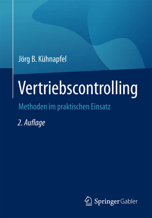 Book cover of Vertriebscontrolling