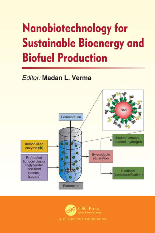 Book cover of Nanobiotechnology for Sustainable Bioenergy and Biofuel Production