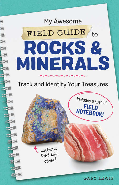 Book cover of My Awesome Field Guide to Rocks and Minerals: Track and Identify Your Treasures (My Awesome Field Guide for Kids)