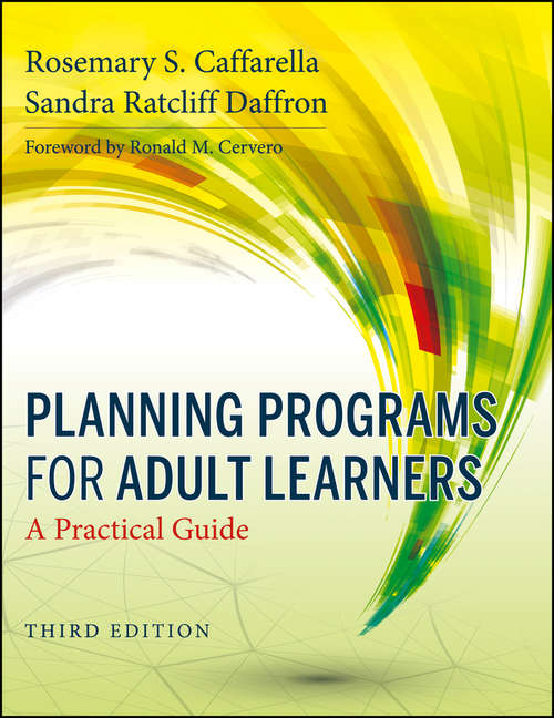 Book cover of Planning Programs for Adult Learners