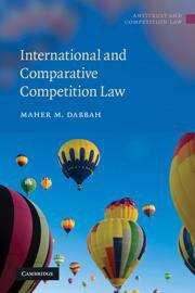 Book cover of International and Comparative Competition Law