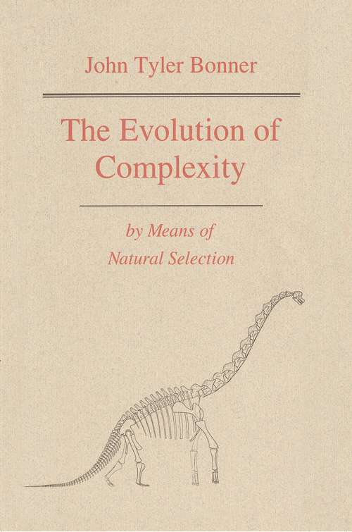 Book cover of The Evolution of Complexity by Means of Natural Selection