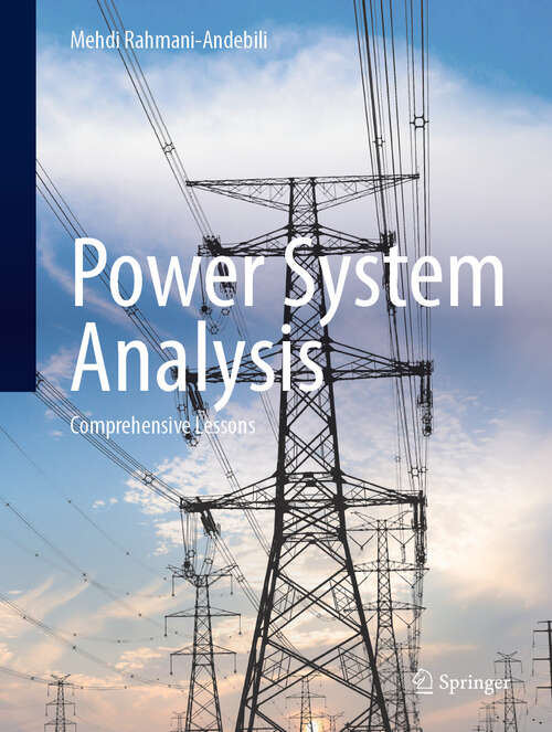 Book cover of Power System Analysis: Comprehensive Lessons