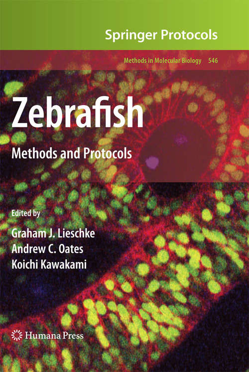 Book cover of Zebrafish