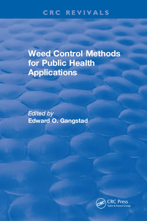 Book cover of Weed Control Methods for Public Health Applications