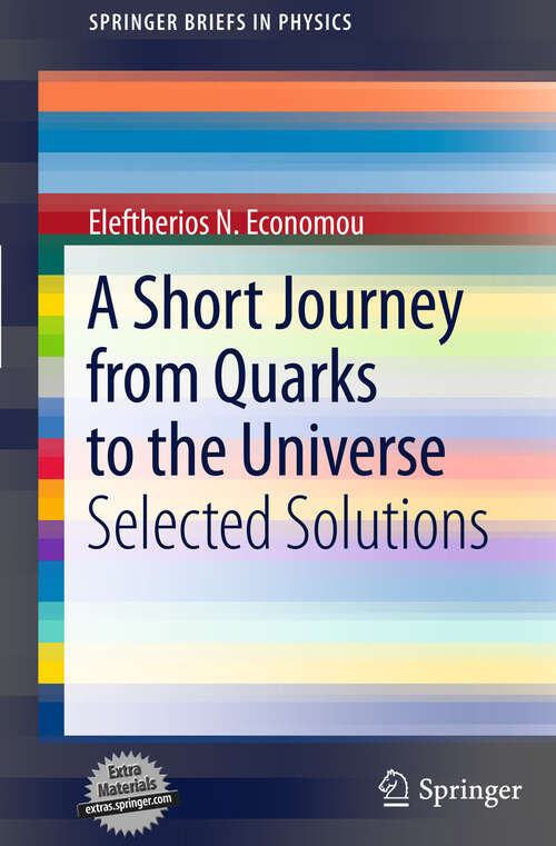 Book cover of A Short Journey from Quarks to the Universe (SpringerBriefs in Physics)