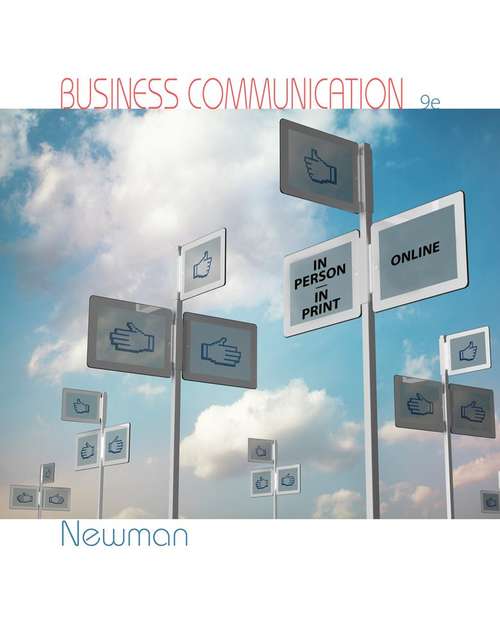 Book cover of Business Communication: In Person, In Print, Online (Ninth Edition)