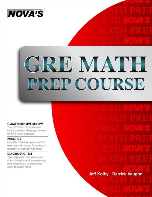 Book cover of GRE Math Prep Course