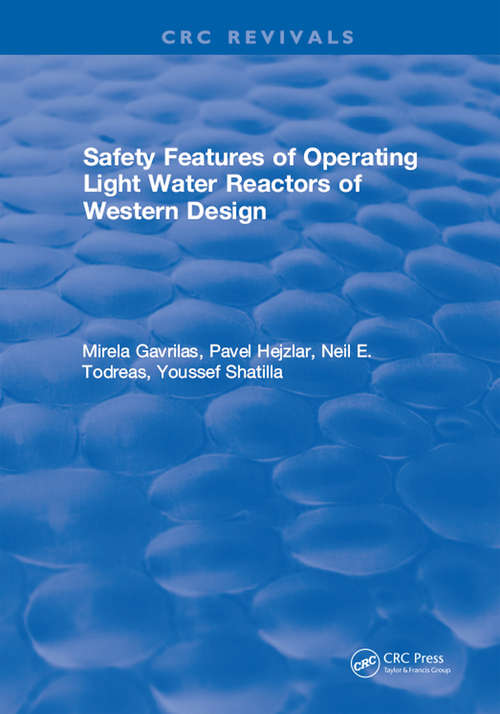 Book cover of Safety Features of Operating Light Water Reactors of Western Design