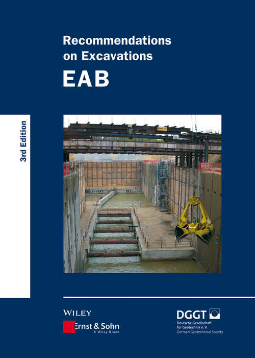 Book cover of Recommendations on Excavations 3e