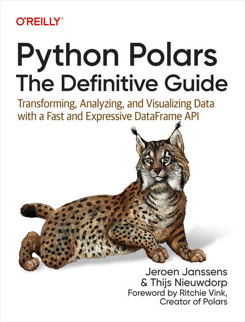 Book cover of Python Polars: The Definitive Guide (1)