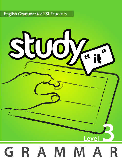 Book cover of Study It Grammar Level 3: English Grammar for ESL Students