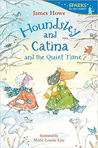Book cover of Houndsley and Cantina and the Quiet Time (Fountas & Pinnell LLI Blue: Level K)