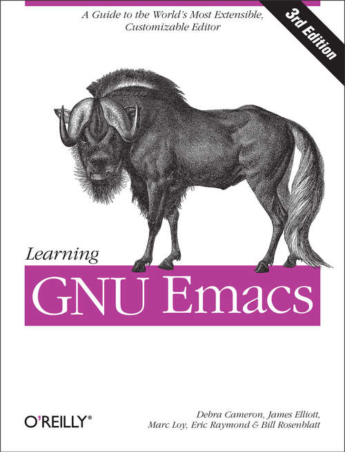 Book cover of Learning GNU Emacs: A Guide to Unix Text Processing