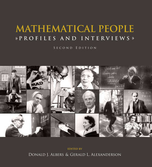 Book cover of Mathematical People: Profiles and Interviews