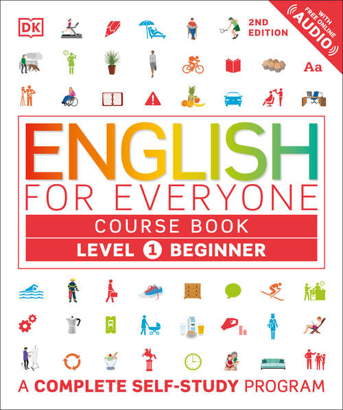 Book cover of English for Everyone - Level 1 Beginner's Course Book (DK English for Everyone)