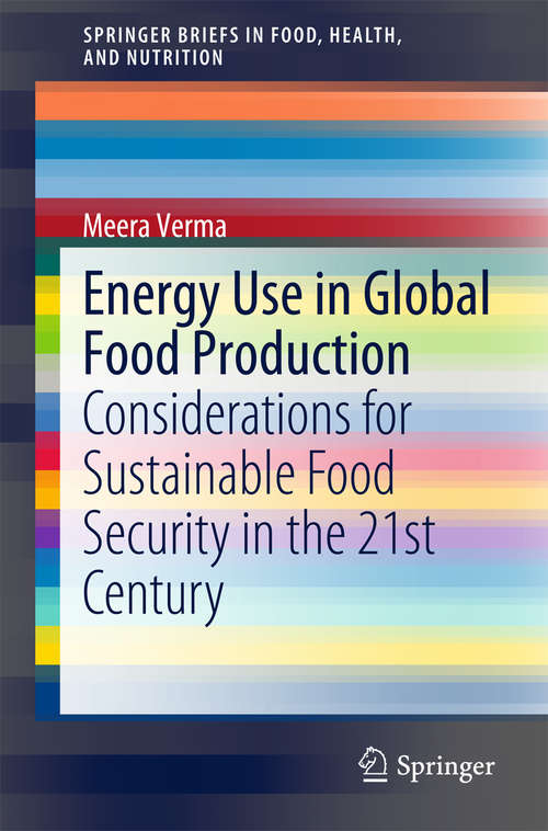 Book cover of Energy Use in Global Food Production