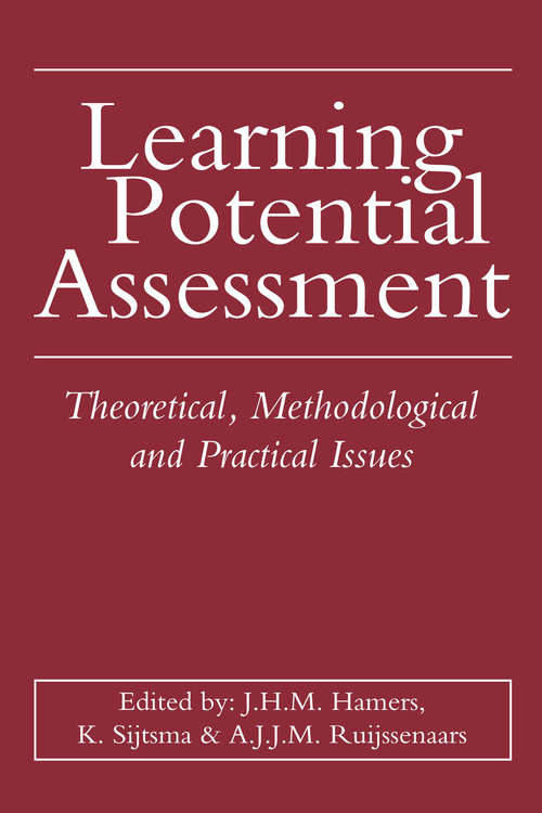 Book cover of Learning Potential Assessment