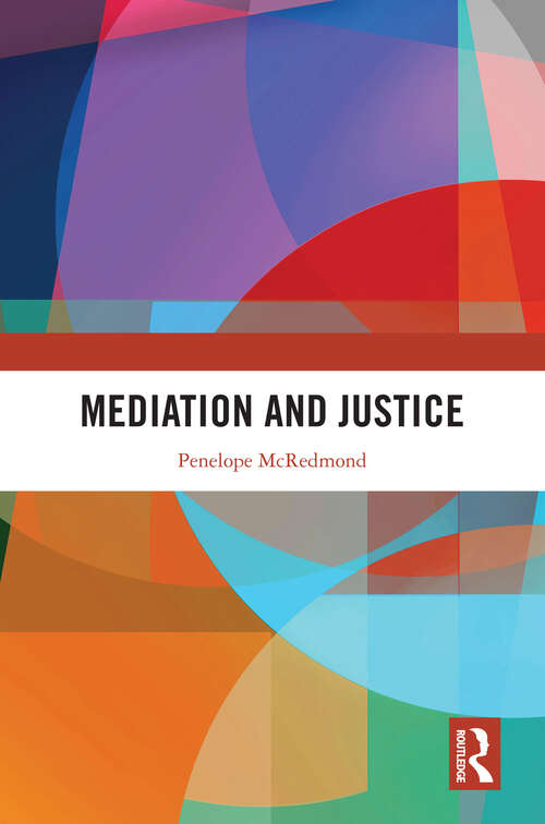 Book cover of Mediation and Justice