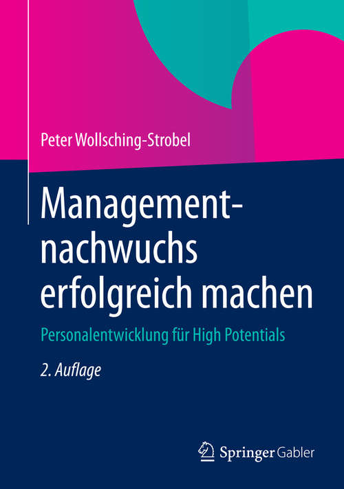 Book cover of Managementnachwuchs erfolgreich machen