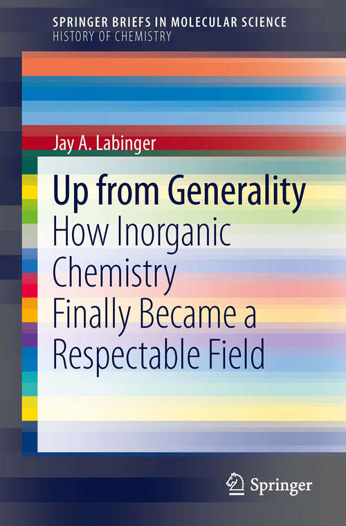 Book cover of Up from Generality