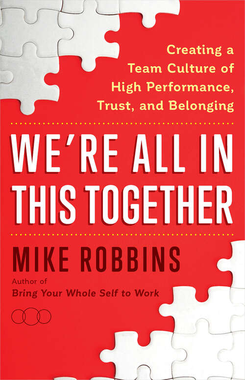 Book cover of We're All in This Together: Creating a Team Culture of High Performance, Trust, and Belonging