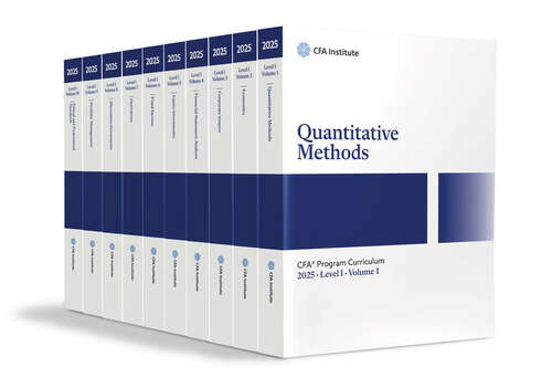 Book cover of 2025 CFA Program Curriculum Level I Box Set