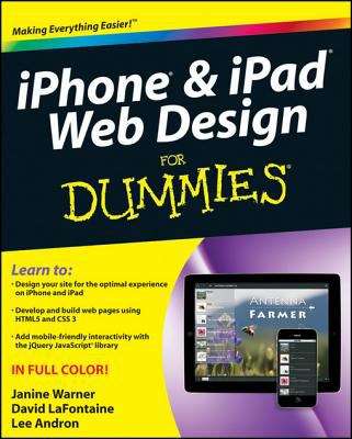 Book cover of iPhone and iPad Web Design For Dummies