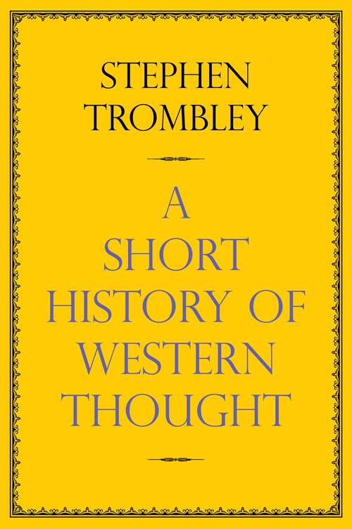 Book cover of A Very Short History of Western Thought