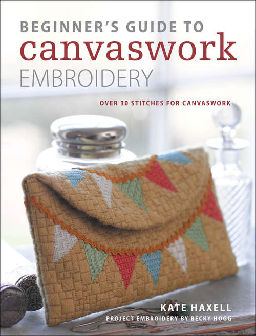 Book cover of Beginner's Guide to Canvaswork Embroidery: Over 30 stitches for canvaswork (Digital Original)