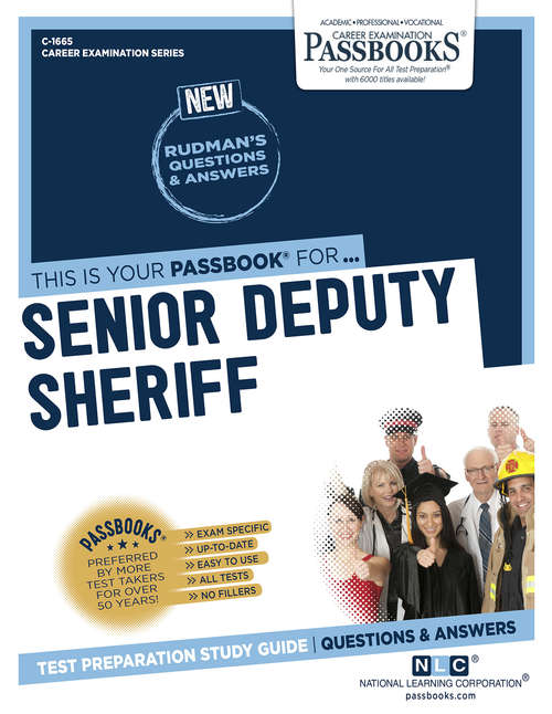 Book cover of Senior Deputy Sheriff: Passbooks Study Guide (Career Examination Series)