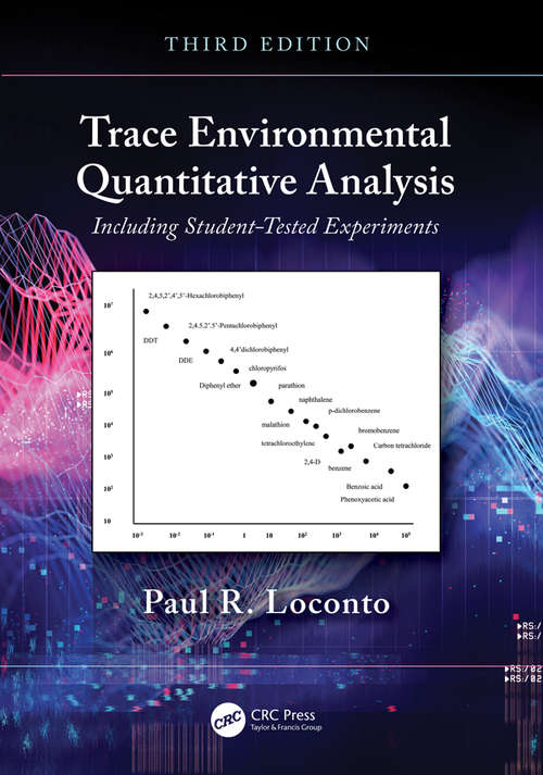 Book cover of Trace Environmental Quantitative Analysis: Including Student-Tested Experiments (3)