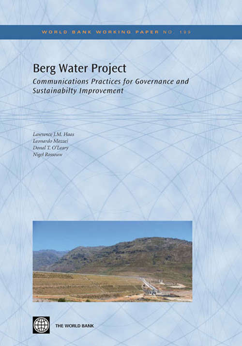 Book cover of Berg Water Project: Communication Practices for Governance and Sustainability Improvement
