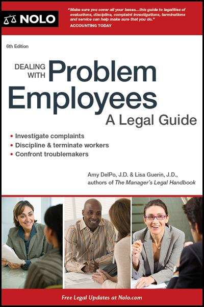 Book cover of Dealing With Problem Employees