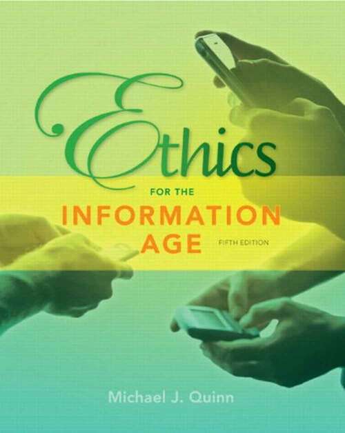Book cover of Ethics For The Information Age (5)