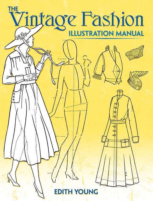 Book cover of The Vintage Fashion Illustration Manual