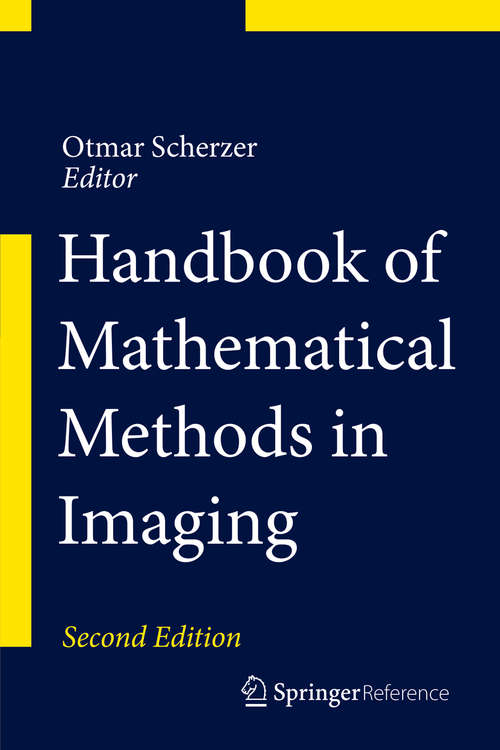 Book cover of Handbook of Mathematical Methods in Imaging