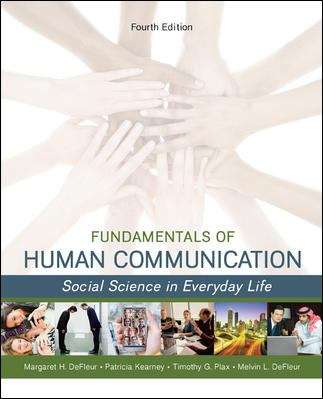 Book cover of Fundamentals of Human Communication: Social Science in Everyday Life, Fourth Edition